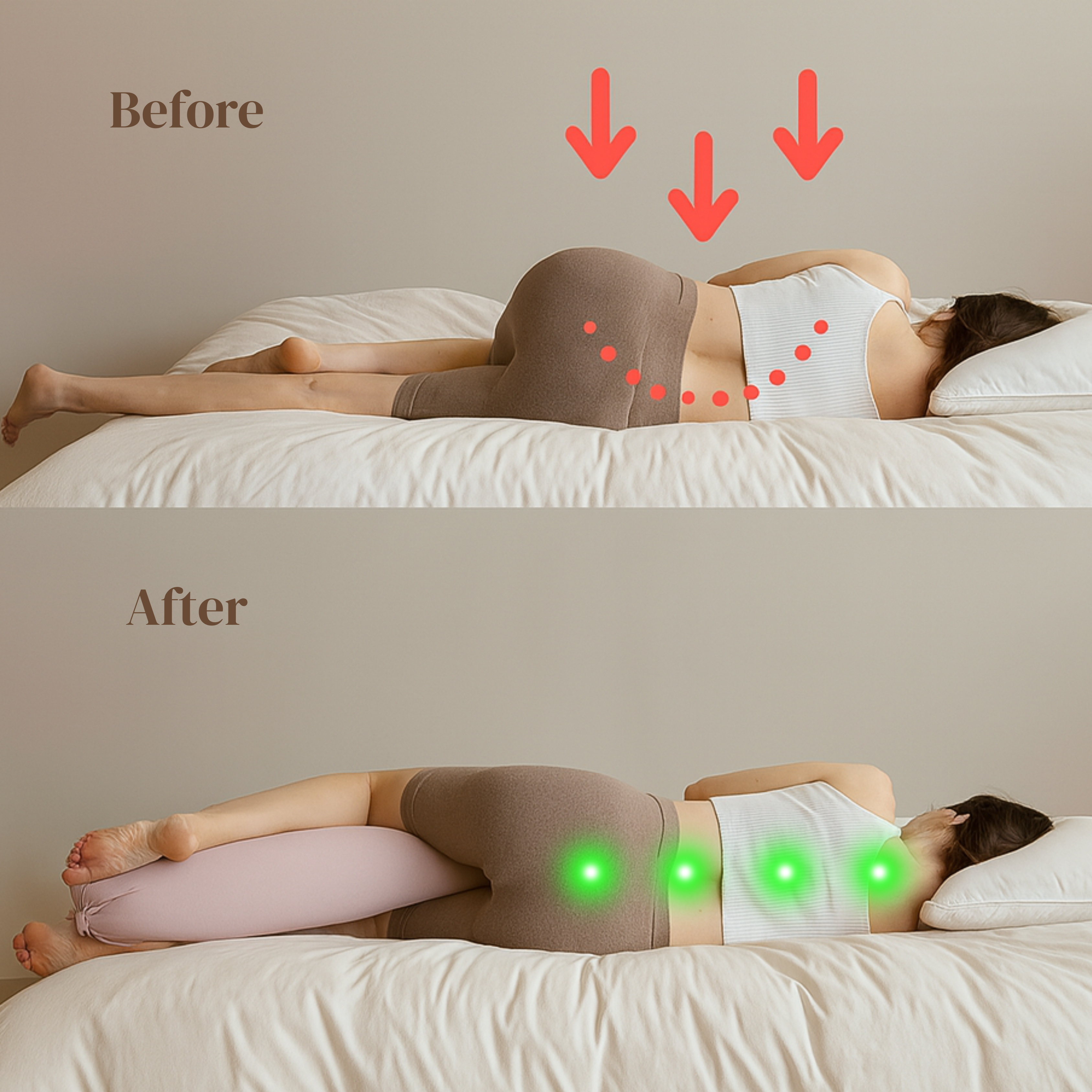 Multifunctional Sleeping and Maternity Pillow.